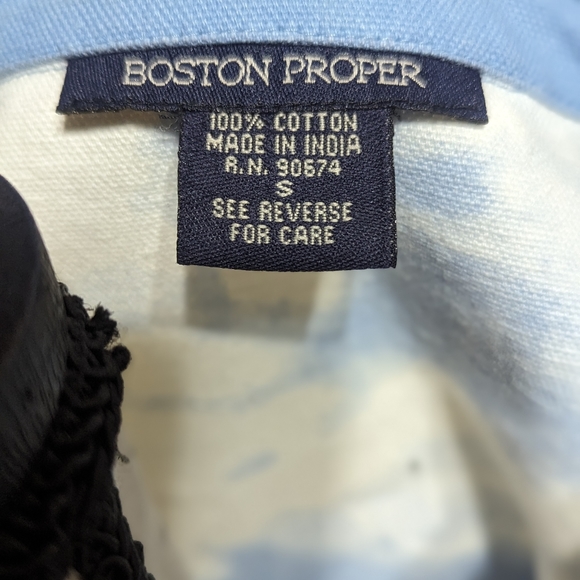 Boston Proper light weight jean jacket - Picture 3 of 4